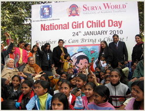 SUPPORTING-UNICEF'S-'MEENA'-CONCEPT-TO-SAVE-THE-GIRL-CHILD